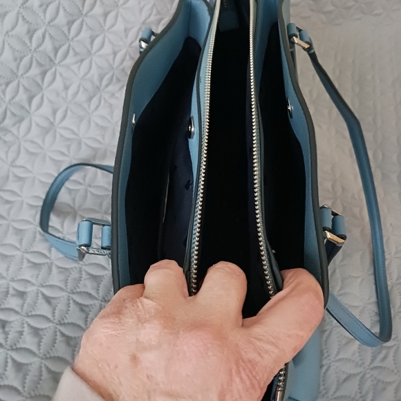 Kate Spade Monet blue pebbled leather shoulders bag - Picture 9 of 15